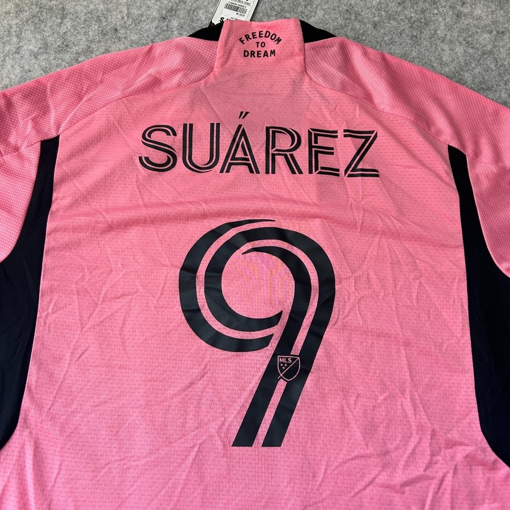 NWT Adidas Inter Miami Luis Suarez #9 Pink MLS Authentic Jersey Men M $185